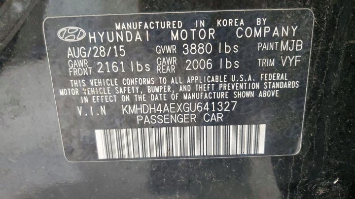 Hyundai Elantra  2016