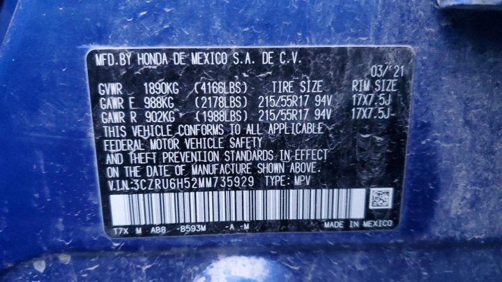 Honda HR-V  2021