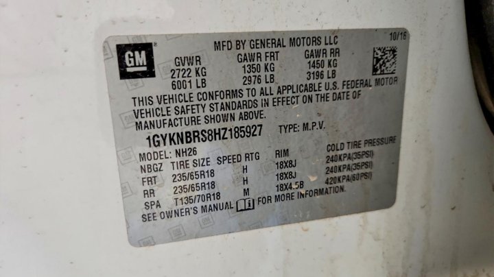 Cadillac XT5  2017