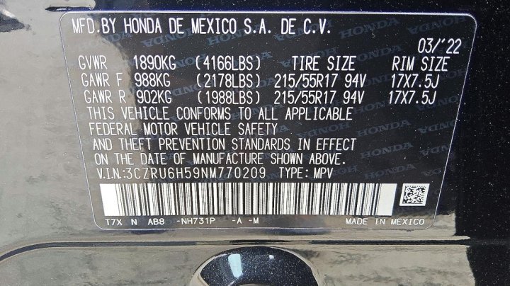 Honda HR-V  2022