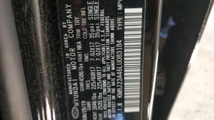Hyundai Tucson  2020