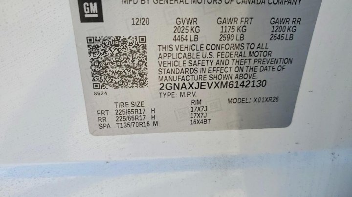 Chevrolet Equinox  2021