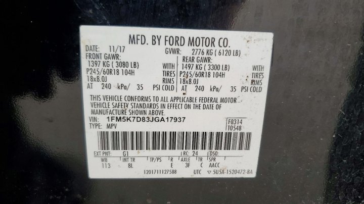 Ford Explorer  2018