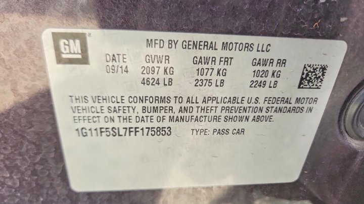 Chevrolet Malibu  2015