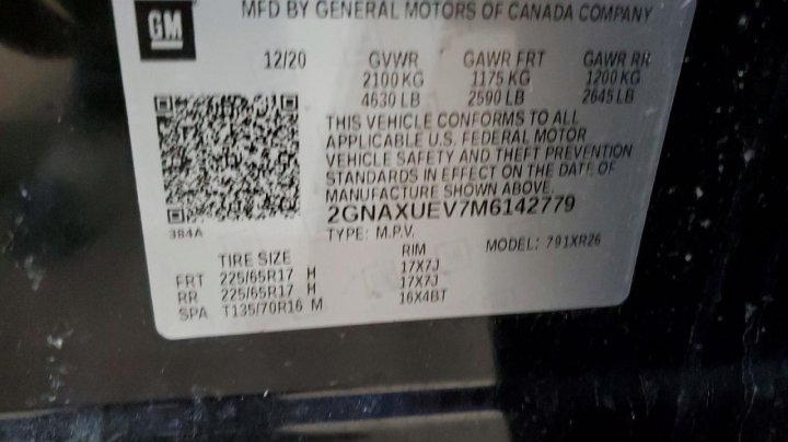 Chevrolet Equinox  2021