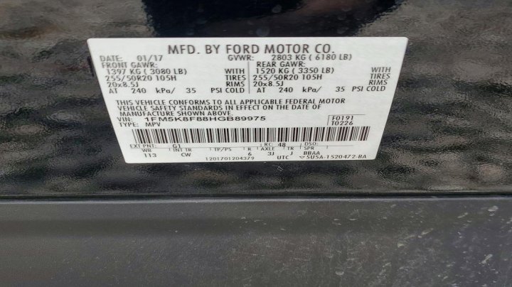 Ford Explorer  2017