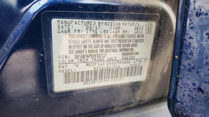 Nissan Sentra  2017