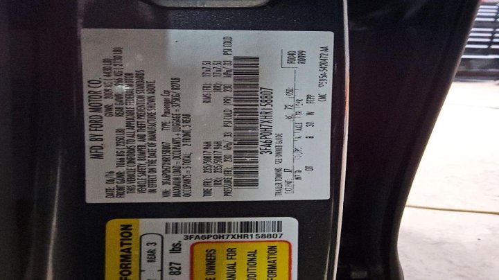 Ford FUSION  2017