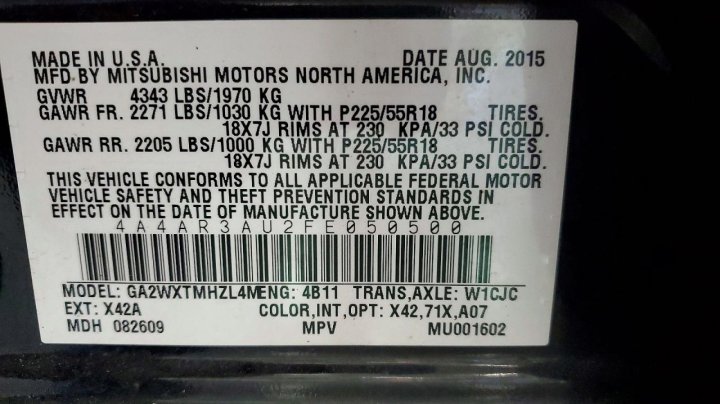 Mitsubishi Outlander  2015