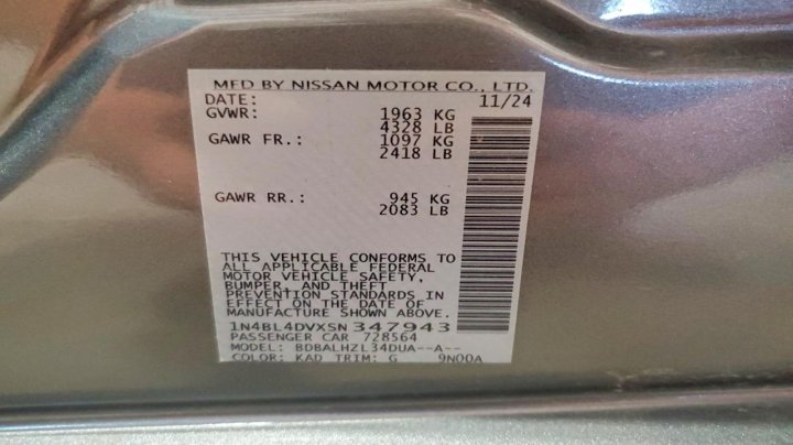 Nissan Altima  2025