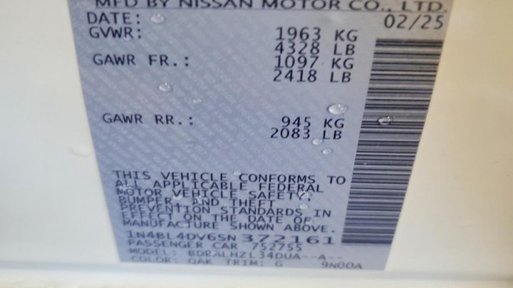 Nissan Altima  2025