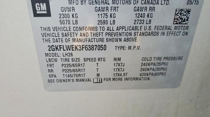 GMC TERRAIN  2015
