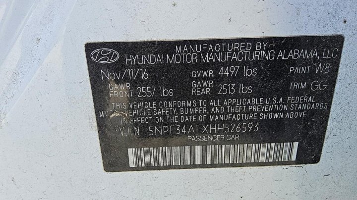 Hyundai SONATA  2017