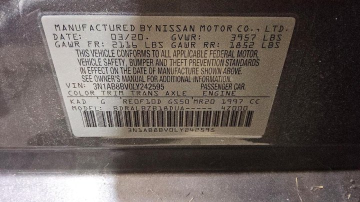 Nissan Sentra  2020