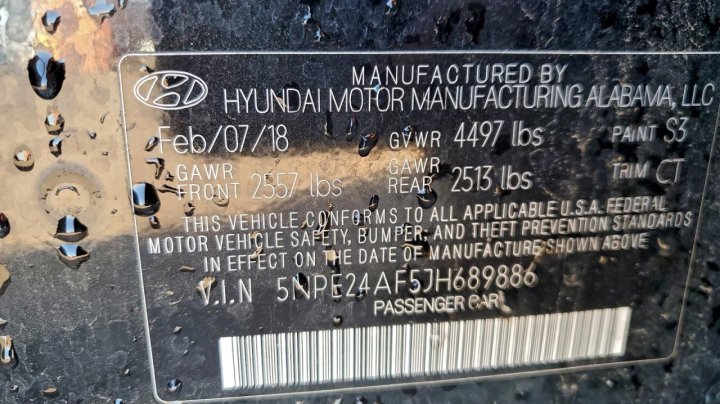 Hyundai SONATA  2018