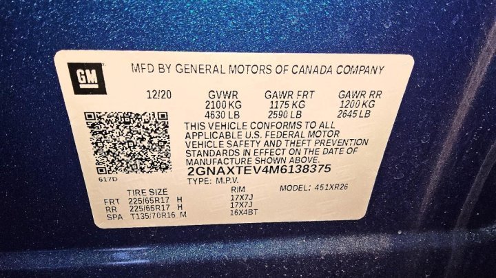 Chevrolet Equinox  2021