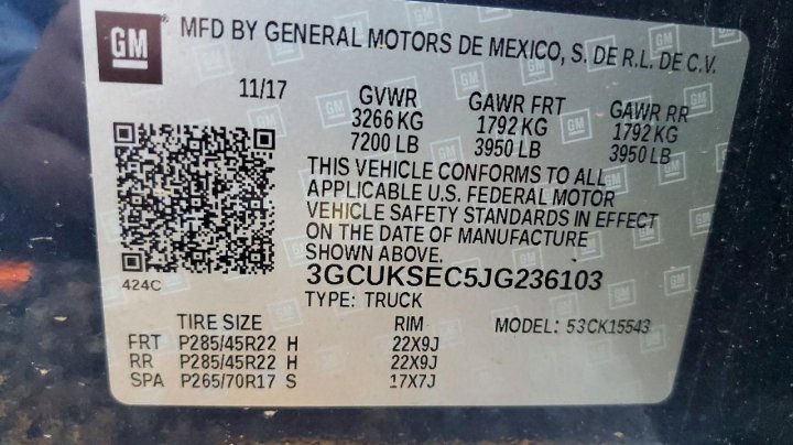 Chevrolet Silverado  2018