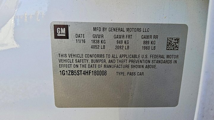Chevrolet Malibu  2017