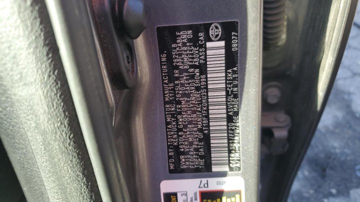 Toyota Camry  2017