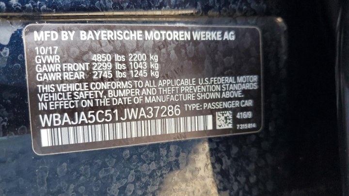 BMW 530  2018