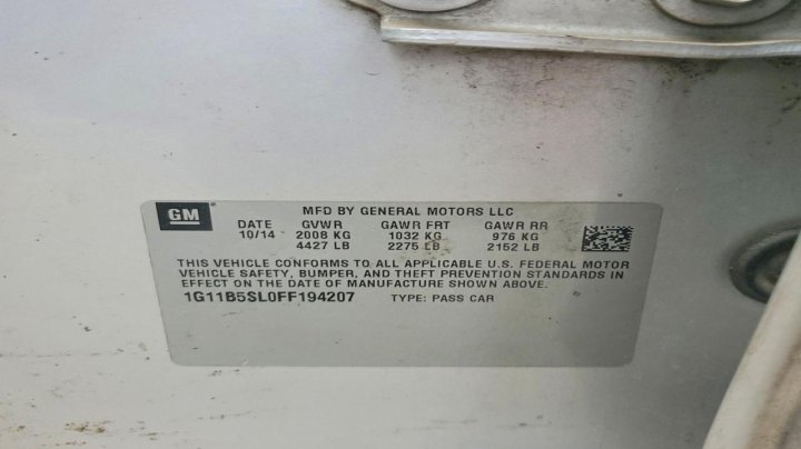 Chevrolet Malibu  2015