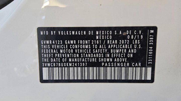 Volkswagen JETTA  2019