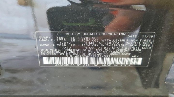 Subaru Outback  2020