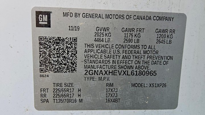 Chevrolet Equinox  2020