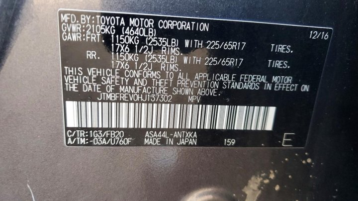 Toyota RAV4  2017