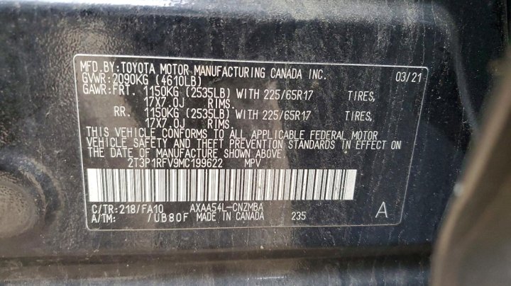 Toyota RAV4  2021