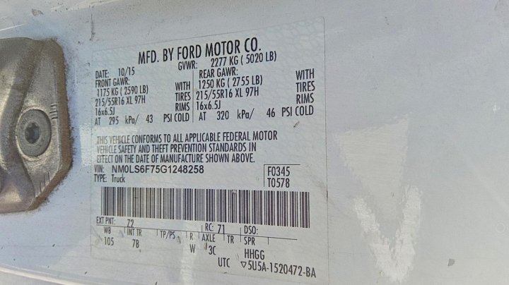 Ford TRANSIT  2016