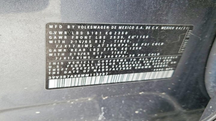 Volkswagen Tiguan  2021