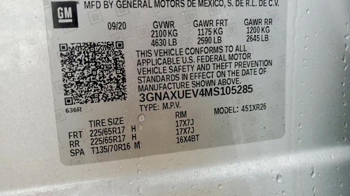 Chevrolet Equinox  2021