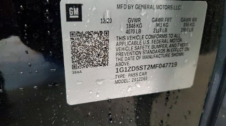 Chevrolet Malibu  2021