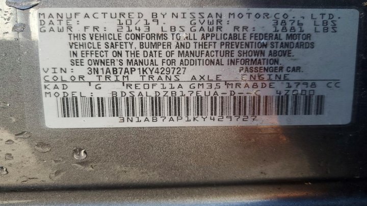 Nissan Sentra  2019