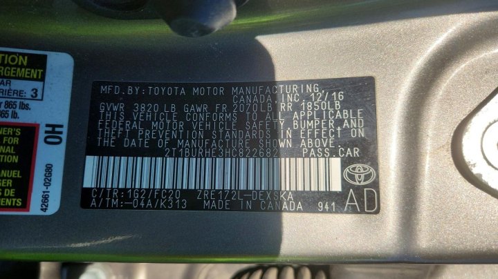 Toyota Corolla  2017