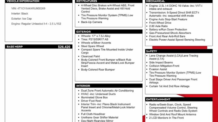 Toyota Camry  2024