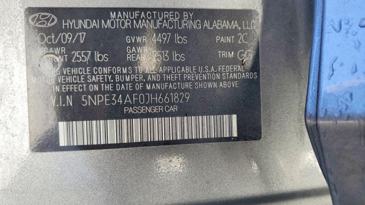 Hyundai SONATA  2018