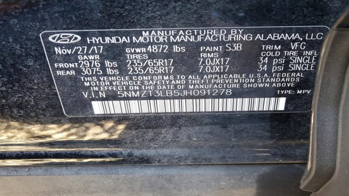Hyundai SANTA  2018