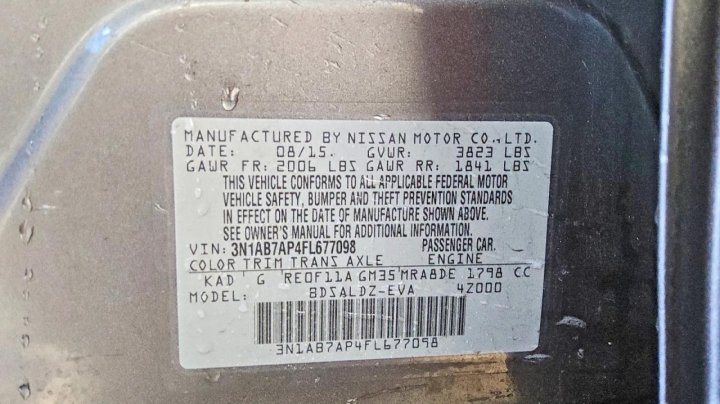 Nissan Sentra  2015