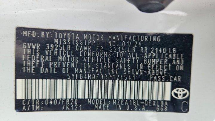 Toyota Corolla  2024