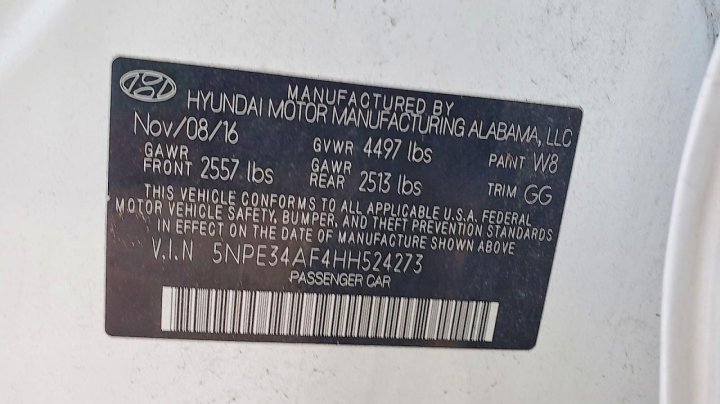 Hyundai SONATA  2017