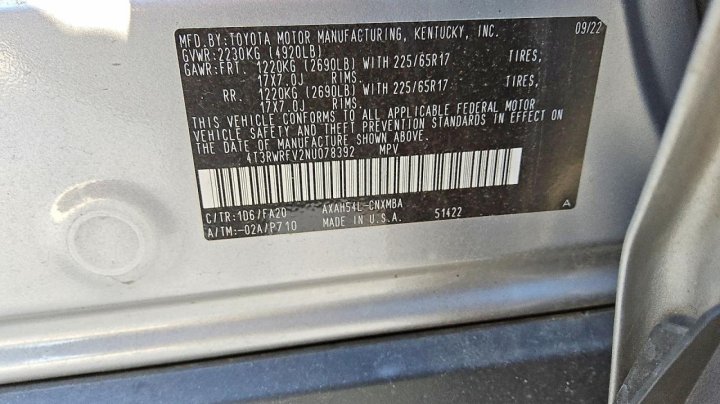 Toyota RAV4  2022
