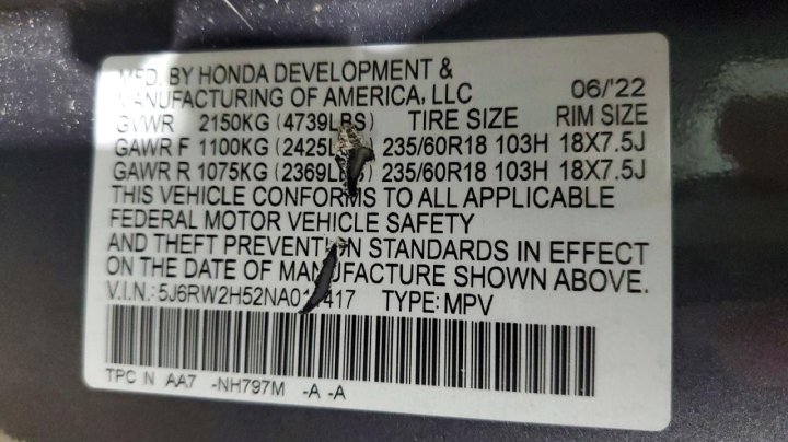 Honda CR-V  2022