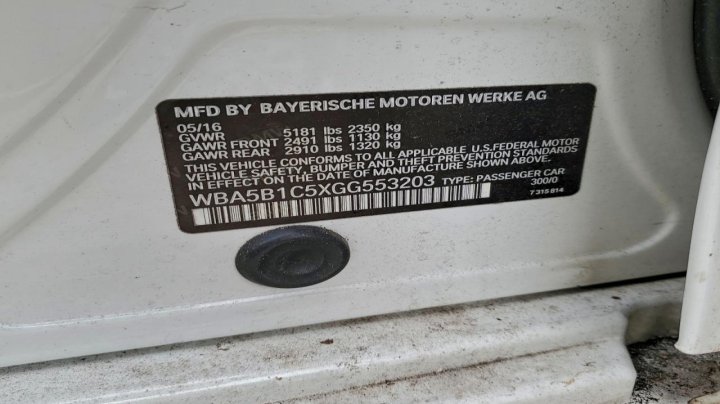 BMW 535  2016