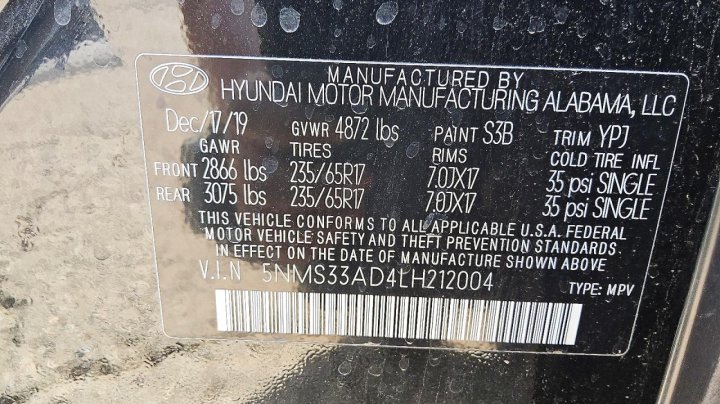 Hyundai Santa Fe  2020