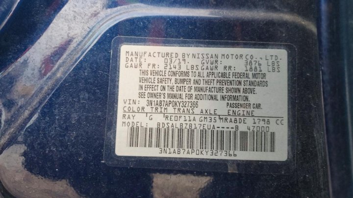 Nissan Sentra  2019