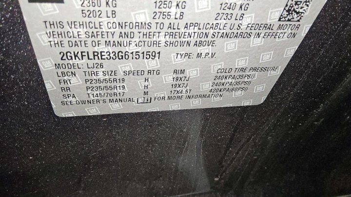 GMC TERRAIN  2016
