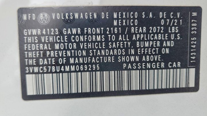 Volkswagen JETTA  2021