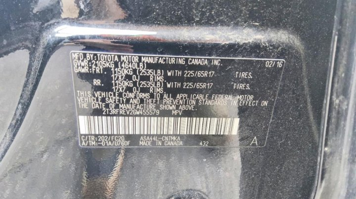 Toyota RAV4  2016